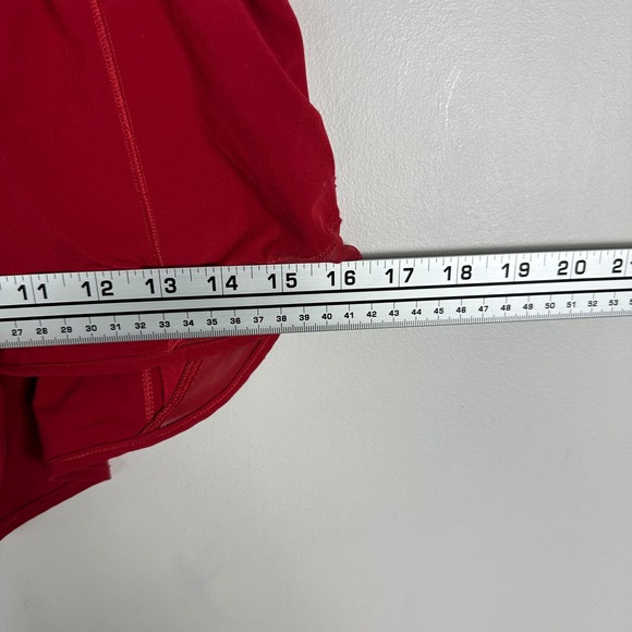 Lululemon Hotty Hot Shorts Dark Red Womens Size 4 Swift Running Athletic‎ W7AUSR - Picture 14 of 16